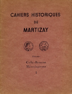 Couverture du Cahier historique n°1 (1948)
