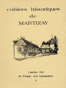 Couverture du Cahier historique n°7 (1974)